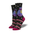 thumbnail image 1 of Laurel Burch Chaussettes Chat Soleil Céleste, 1 of 1