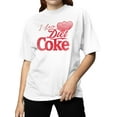 thumbnail image 2 of Officially Licensed Diet Coke I Love Diet Coke Heart Women's T-shirt, 2 of 3