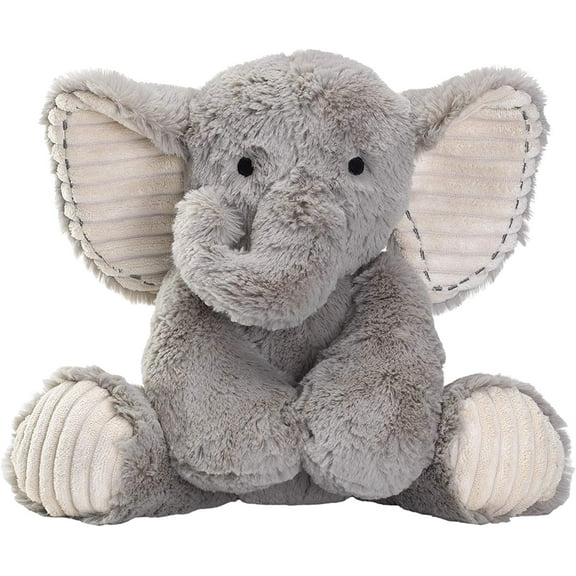 Soft and cute Jungle Safari Gray Plush Elephant Stuffed Animal Toy Plushie
