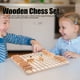 thumbnail image 5 of Juego De Ajedrez De Madera, Juego De Mesa De Ajedrez Educativo Para El Hogar, 5 of 7