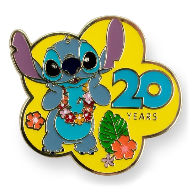 Alfiler esmaltado Disney Lilo & Stitch 20th Anniversary Limited