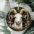 thumbnail image 2 of Goat Christmas Ornaments, Goat Ornament, Goat Christmas Décor, Goat Xmas Decorations FizGM6, 2 of 5
