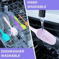 thumbnail image 6 of Silicone Spatula Set, 5 Piece Food Grade Rubber Spatulas for Baking, Cooking, and Mixing High Heat Resistant Non Stick Dishwasher Safe BPA-Free (Two colors - Green), 6 of 12