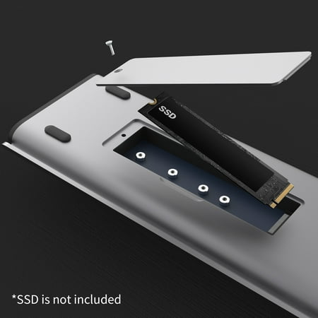 j5create - M.2 NVMe USB-C Gen 2 Docking Station - Grey & Black