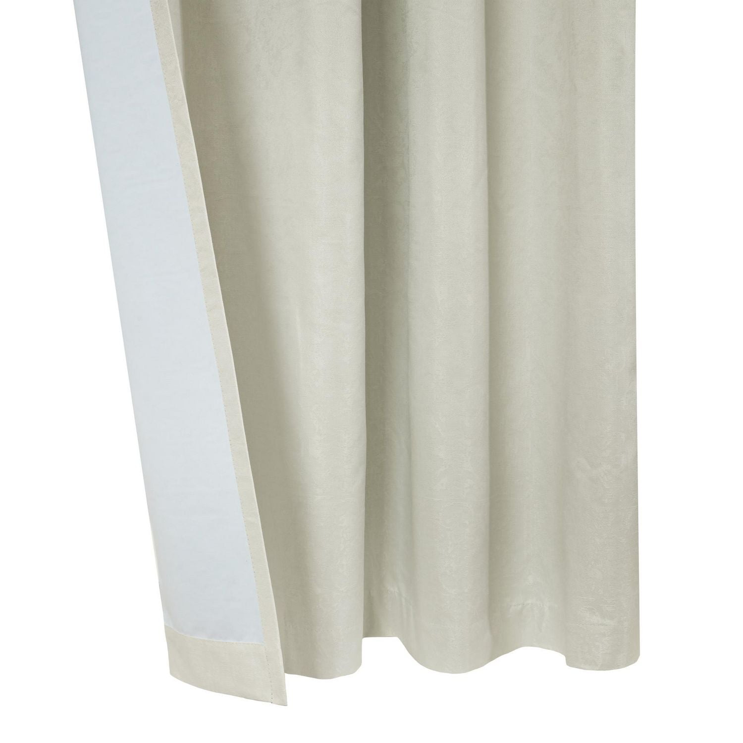Vada 100% Blackout Grommet Curtain Panel Pair 52" x 95" each in Off-white