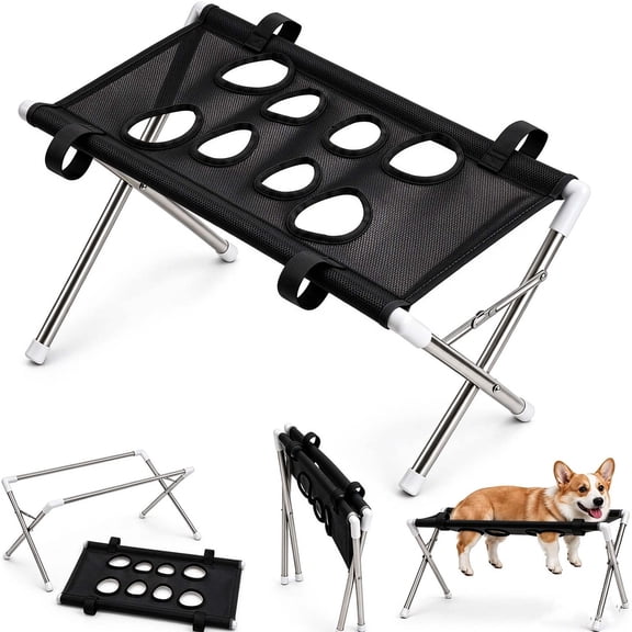 Dog Bath Hammock, Pet Grooming Hammock, Washable Mesh Hammock, Foldable Design, Combines Joint Support with Body Stabilization