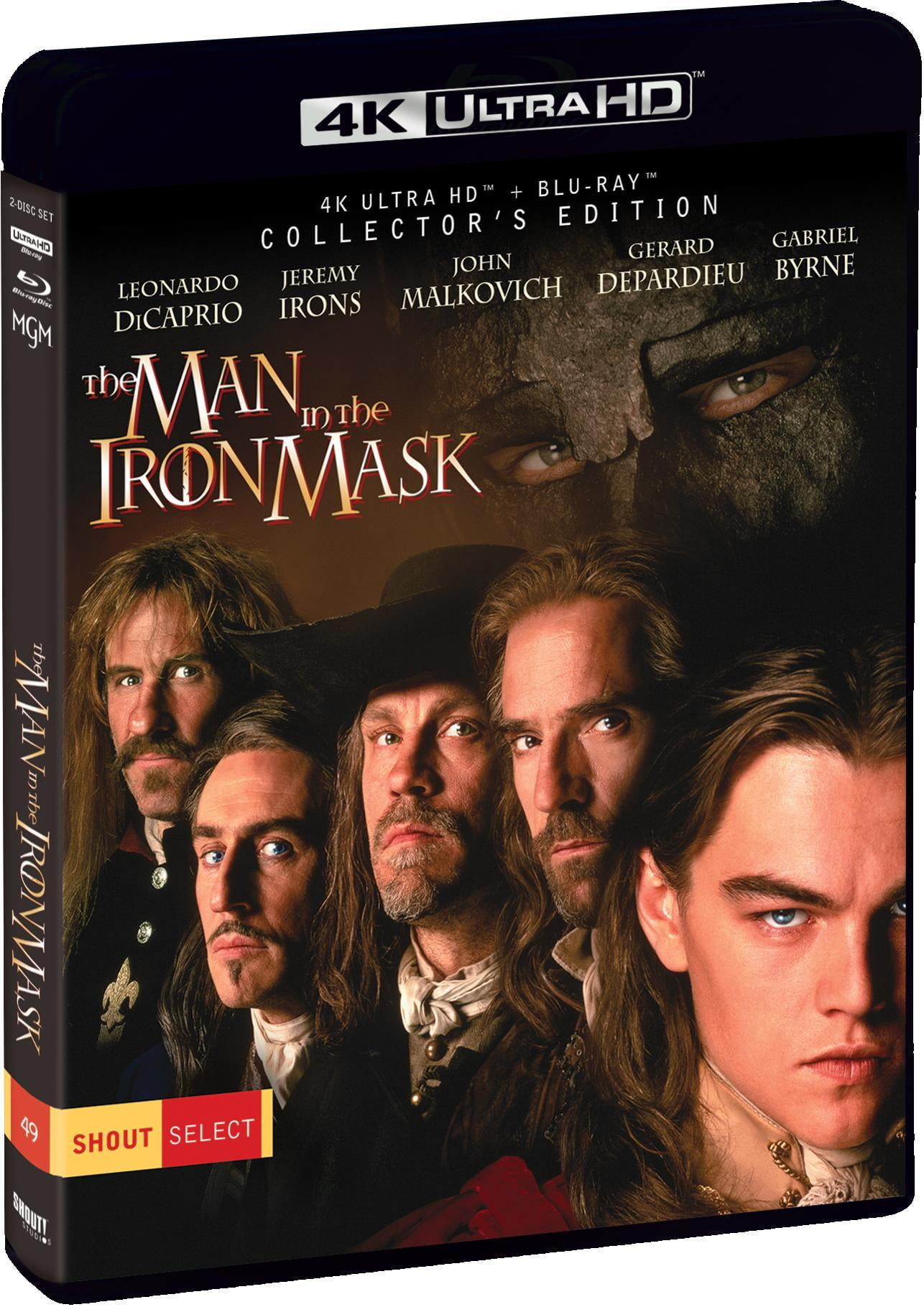 Man in the Iron Mask (1998) 2-Disc Collector's Edition (4K Ultra HD + Blu-ray), Starring Leonardo DiCaprio