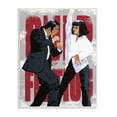 thumbnail image 1 of Stupell Industries Iconic Dancing Movie Scene Famous Actors Red Title, 10 x 15, Designed by Ros Ruseva, 1 of 1