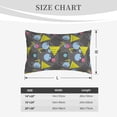 thumbnail image 4 of Goofa Geometric Pattern Pillow Case – Plush & Soft Cushion Cover, Hypoallergenic Throw Pillow Case for Comfortable Sleep with Envelope Closure-16"x24", 4 of 6