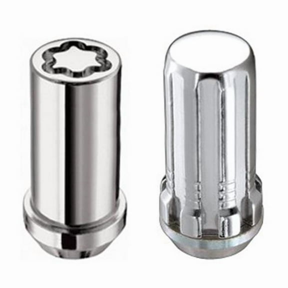 McGard SplineDrive Tuner 6 Lug Install Kit w/Locks Tool (Cone) M14X1.5 / 22mm Hex - Chrome - 65630