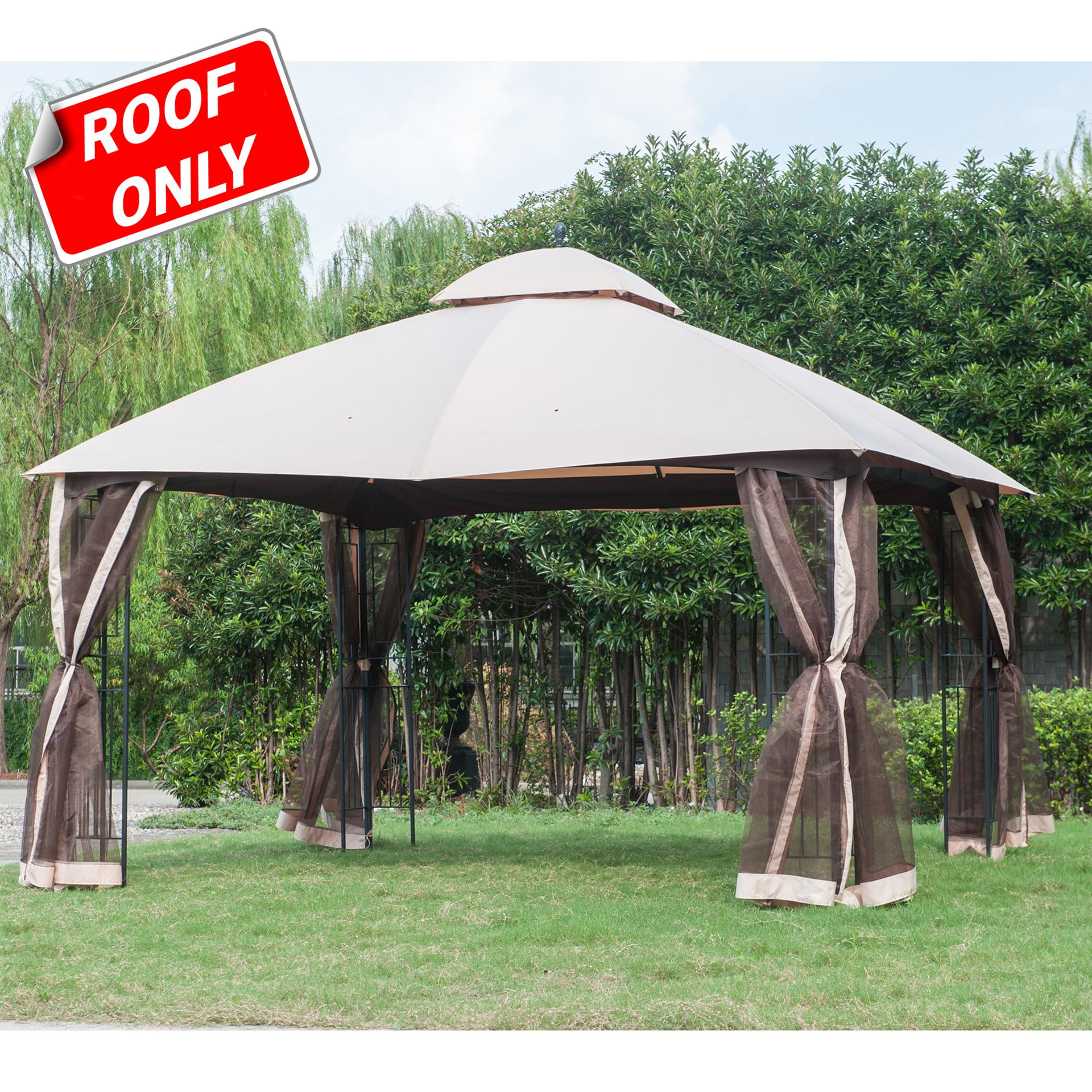 Sunjoy Replacement Canopy for Royale Gazebo 10x12 Ft ...