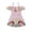 r-183Pink70, variant on NAFUU Little Girls Romper Sleeveless Square Collar Floral Romper Jumpsuit Striped Strap Playsuit With Ruffle Hem Rompers For Girls Vacation 3-4 Years