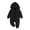 Black, variant on Baby Boys Girls Winter Bear Hooded Jumpsuit Warm Zip-Up Coat Cute Bear Fleece Footie Bunting Snowsuit for Cold Weather Outdoor Wear Long Sleeve Full Body Romper Clothes for Infants Toddlers
