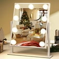 thumbnail image 1 of ZL ZELing Vanity Mirror with Lights,Makeup Mirror with Lights,10X Magnification,Light up Mirror with Smart Touch 3 Colors Dimmable,Mirror with Lights with 360Â° Rotation, 1 of 6