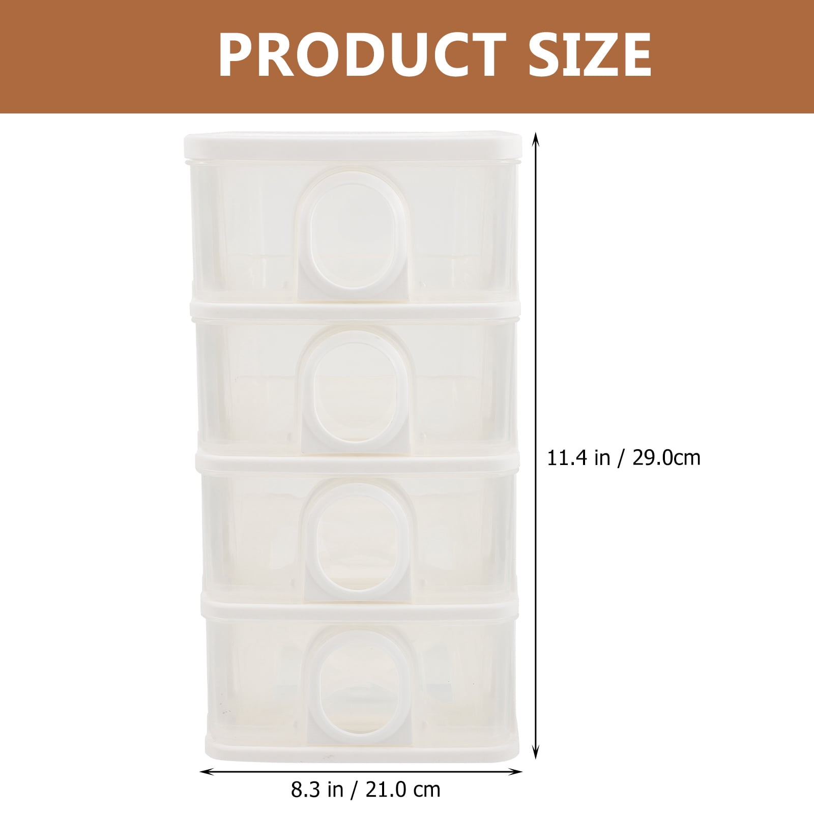 WRISTBIQUE Desk Organizers And Accessories Storage Organizer Plastic 1Pcs With Large Capacity