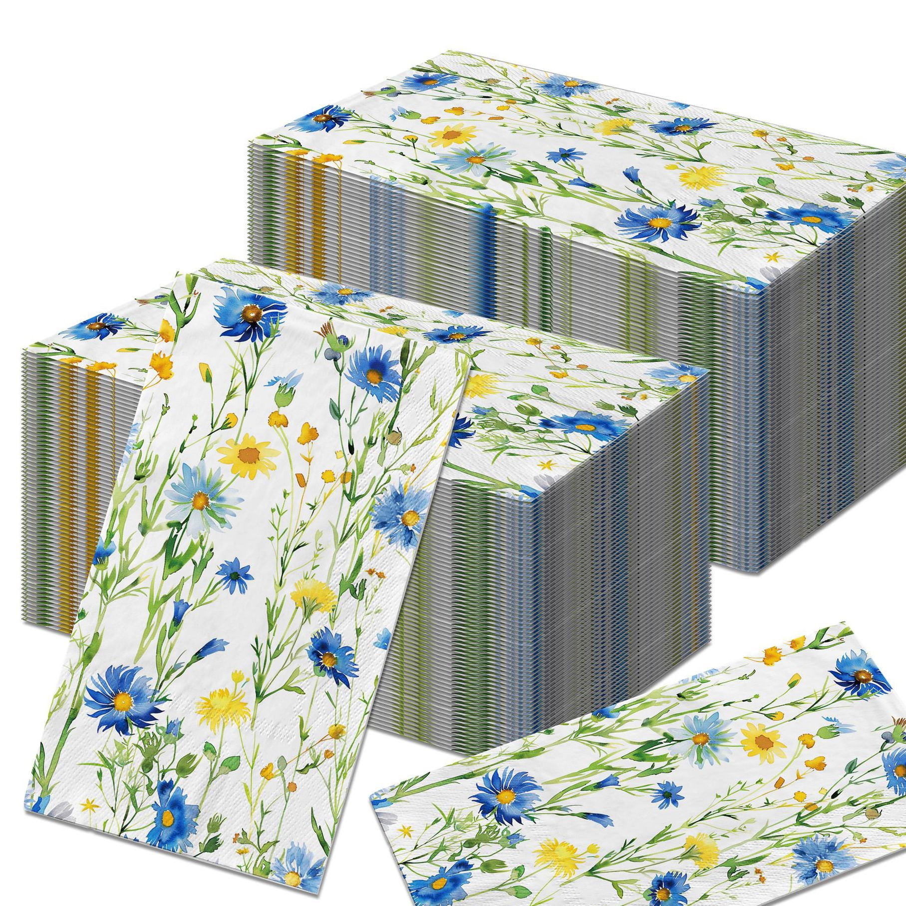 50th Anniversary Wedding Beverage Napkins - 16 Piece Party Napkins For Golden Anniversary