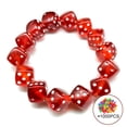 thumbnail image 3 of 1000pieces sueltas de 8 mm acrílico con agujero de 1.5mm de huellas cuadradas de dados cuadrados para la joyería de haciendo tobilleras Transparente Hugo Cuentas de Acrílico, 3 of 8