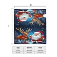 thumbnail image 6 of PHELIKA Merry Christmas Santa Claus Deer 02 Magnetic Mailbox Covers Standard Size 21"H x 18"W, 6 of 8