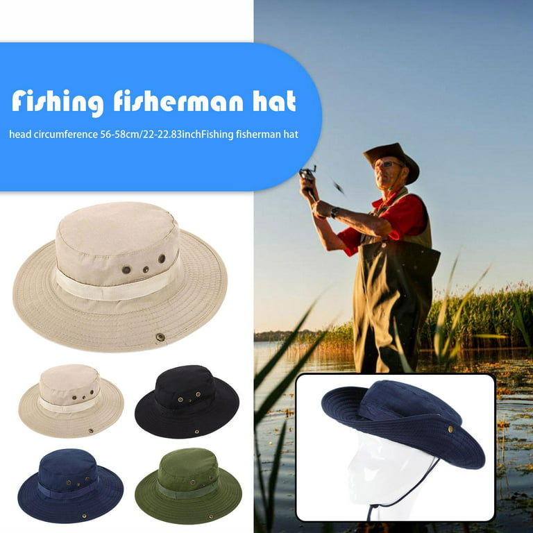 UPF 50+ Sun Hats Bucket Cargo Safari Bush Boonie Summer Fishing Hats Womans  Mens X4S2 