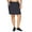 Charcoal, variant on RBX Active Women's Plus Size Zipper Pocket Woven Skort With Inner Bike Short