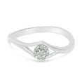 thumbnail image 6 of 14K White Gold Diamond Cluster Ring, 6 of 6