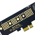thumbnail image 3 of NVMe PCIe M.2 NGFF SSD to PCIe X1 Adapter Card PCIe X1 to M.2 Card Support 2230 2242 2260 2280 Size NVMe M.2 SSD, 3 of 6