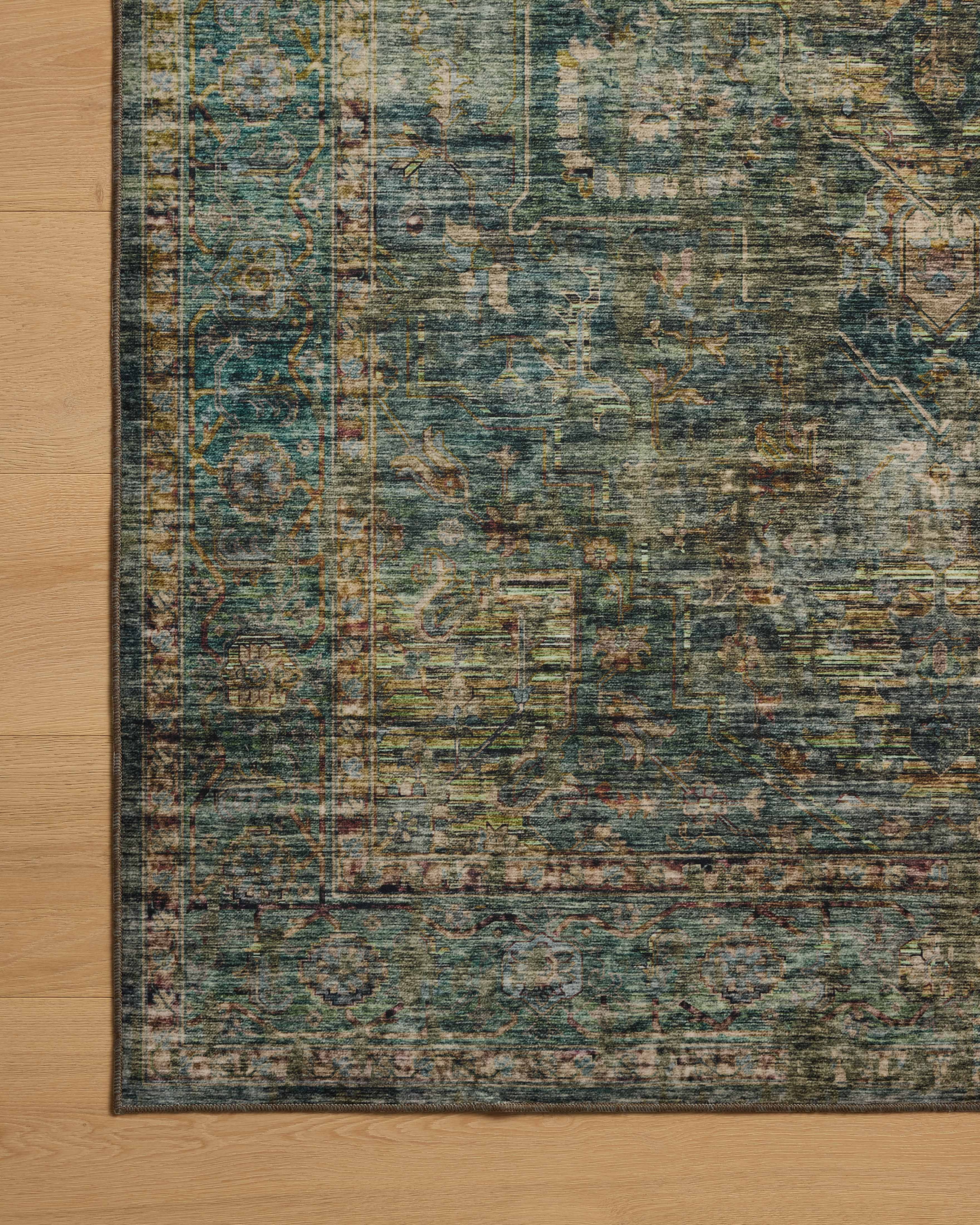 Loloi Anniston Lagoon / Multi Machine Washable Area Rug