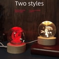 thumbnail image 1 of Luz de noche tallada tridimensional con bola de cristal, luz decorativa creativa con control remoto por USB, luz de regalo para actividades de la empresa, 1 of 3