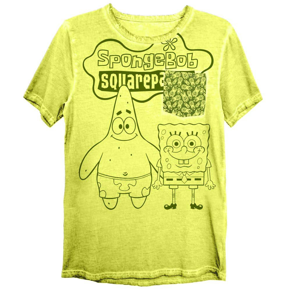 Mens Spongebob Squarepants Classic Shirt - Spongebob, Patrick & Krusty ...