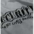 thumbnail image 5 of Security for My Little Brother Toddler Boy Girl T Shirt Infant Toddler Brisco Brands 12M, 5 of 6