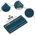 thumbnail image 4 of LAICAIW Women's Wallet Genuine Leather RFID Blocking Large Capacity Trifold Ladies Wallet, 4 of 7