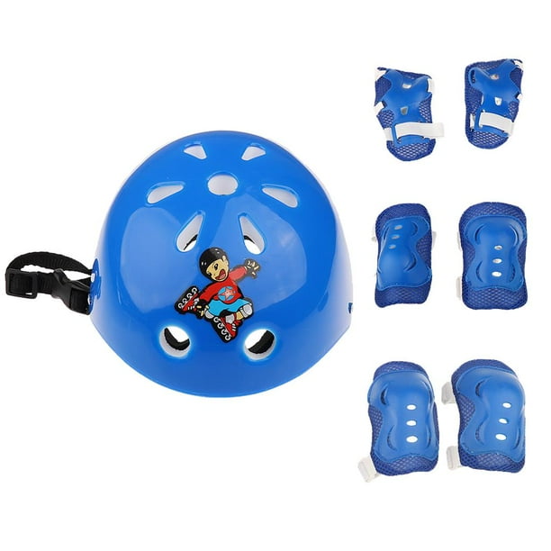 14 piezas de casco deportivo para ninos rodilleras coderas munequeras equipo para patinaje patineta Zulema Casco del patin de los ninos Bodega Aurrera en linea