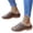 Coffee, variant on Womens Slide Sandals Arch Support Flower Graphic Platform Open Toe Cork Footbed Flat Sandals Slip-On Soft Adjustable Buckle Slippers for Vacation