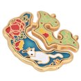 thumbnail image 1 of Peace Lock Pendant, Fashionable Simple Chinese Ethnic Style Colorful Craft Lock Pendant  For Weddings For Anniversaries White Cat Lock, 1 of 8