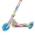 thumbnail image 3 of Patinete plegable Ozbozz Tie Dye - Ruedas iluminadas - Edades de 5 años en adelante. Altura del manillar ajustable: 28,5" - 32,5", 3 of 5