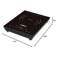 thumbnail image 5 of ID1350, Induction Portable Electric Cooktop, 2.5"x11.3"x14.8", Black, 5 of 5