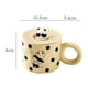 thumbnail image 2 of Taza de panda de 450ml, taza de silicona de alto valor con tapa, taza de agua de cerámica para niña, 2 of 5