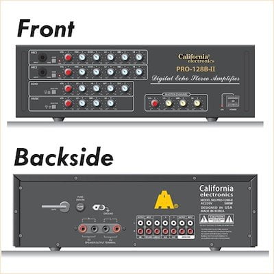 Digital Drum Amplifier - Digital Echo Stereo Mixing Amplifier PRO-128B��/ PRO-128E / 100Watt / 2Ch / karaoke