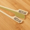 thumbnail image 3 of BambooMN Steak Doneness Bamboo Food Appetizer Paddle Skewer Picks - Medium - 3.5" (8.9cm) - 100 Pieces, 3 of 7