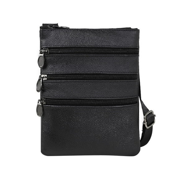 Men's Bag Solid Leather Fashion Shoulder Bag Casual Fashion Messenger Bag Small Shoulder Bag