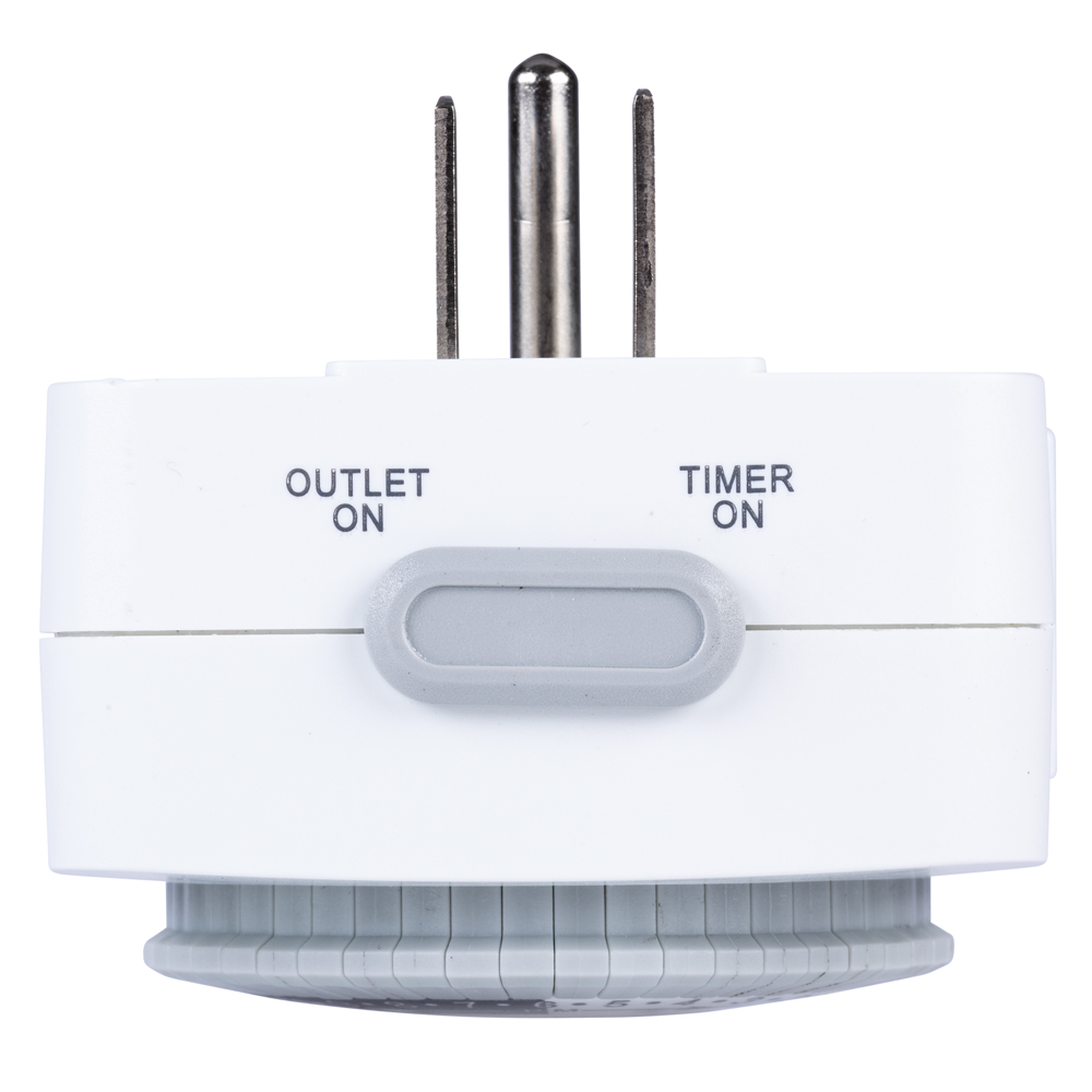 Hyper Tough Indoor Analog Timer, Single Grounded Outlet