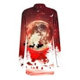 thumbnail image 4 of Womens Christmas Cardigans Funny Xmas Graphic Tops Holiday Outfits Casual Lightweight Long Sleeve Open Front Cardigan Sweaters with Pockets, 4 of 4