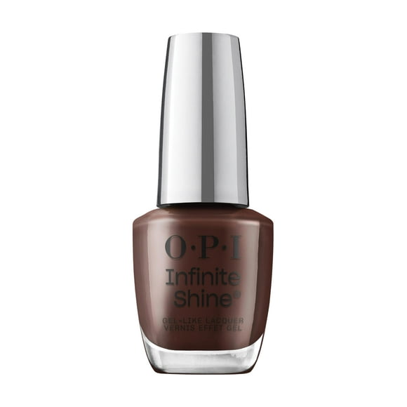 Esmalte de uñas OPI Infinite Shine Not Afraid of the Dark Brown