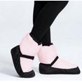 thumbnail image 1 of Zapatos cálidos de baile de invierno, zapatos de baile de ballet, zapatos de práctica para mujer, botas cortas acolchadas de otoño e invierno con fondo grueso para adultos, zapatos de algodón para pra, 1 of 2