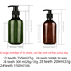 thumbnail image 4 of Botella de champú y gel de ducha para hotel, botella de 500 ml con hombros redondos, botella de aceite esencial para masajes, botella con bomba de loción marrón para mascotas, 4 of 5