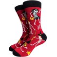thumbnail image 3 of Textilo Halloween Printed Knee High Socks Crew Athletic Novelty Socks Cozy Casual Socks for Womens Mens, 3 of 3