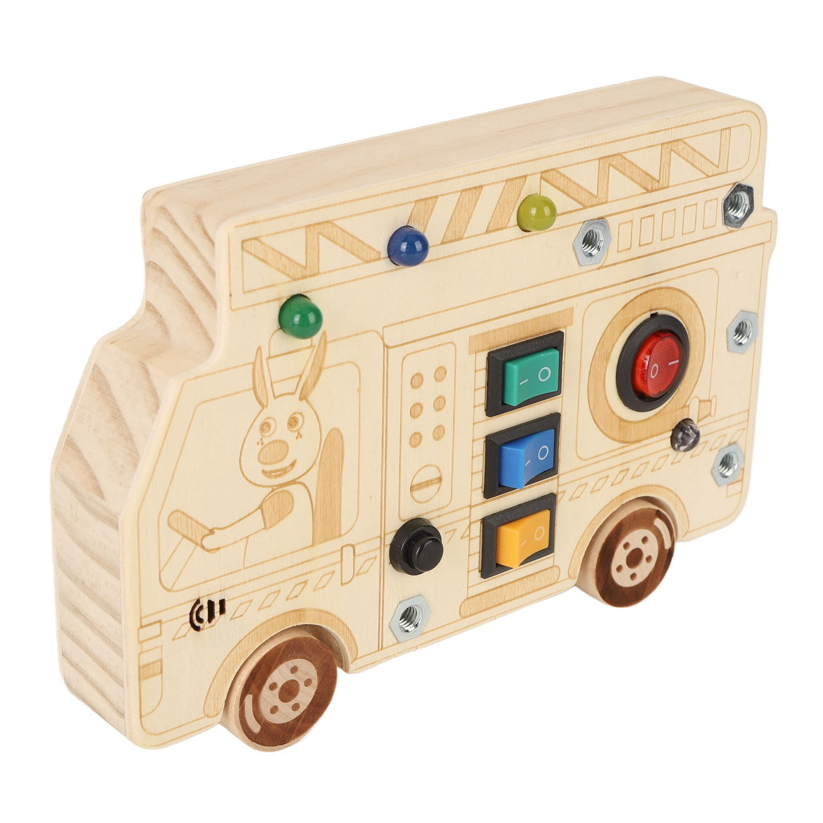 Light Switch Board Game, Portable Sensory Toys Learning Multi Color