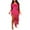 Hot Pink, variant on Ashirexll Formal Dresses for Women Solid Color Sleeveless Off-The-Shoulder Leaf Lrregular Tassels Tight Fitting Formal Party Dresses for Women Black L