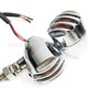 thumbnail image 5 of Harley Cruise Prince Retro Motocicleta Metal Retro Grille Grille Plated Silver Turn Signal, kaili Sencillez, 5 of 5