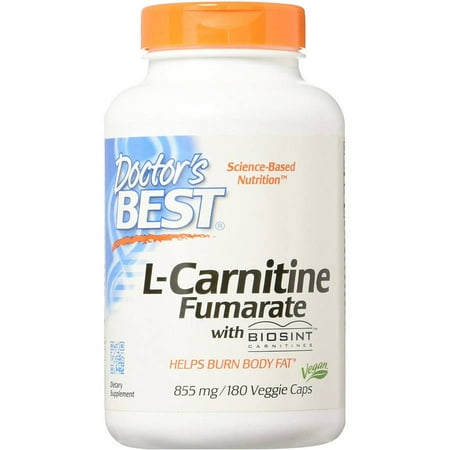 Doctor's Best L-Carnitine Fumarate with Sigma Tau, 180